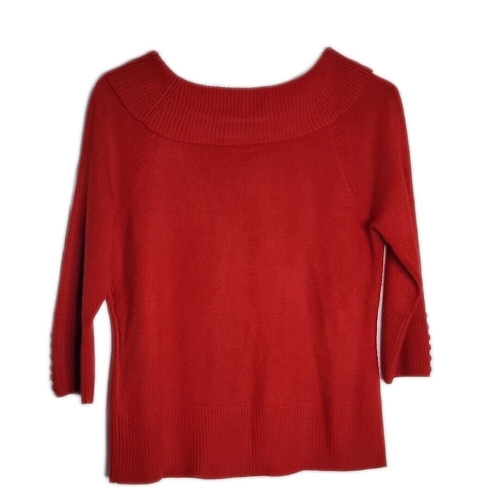 RQT Pullover Soft Sweater ~ Sz PM ~ Red ~ Long Sleeve